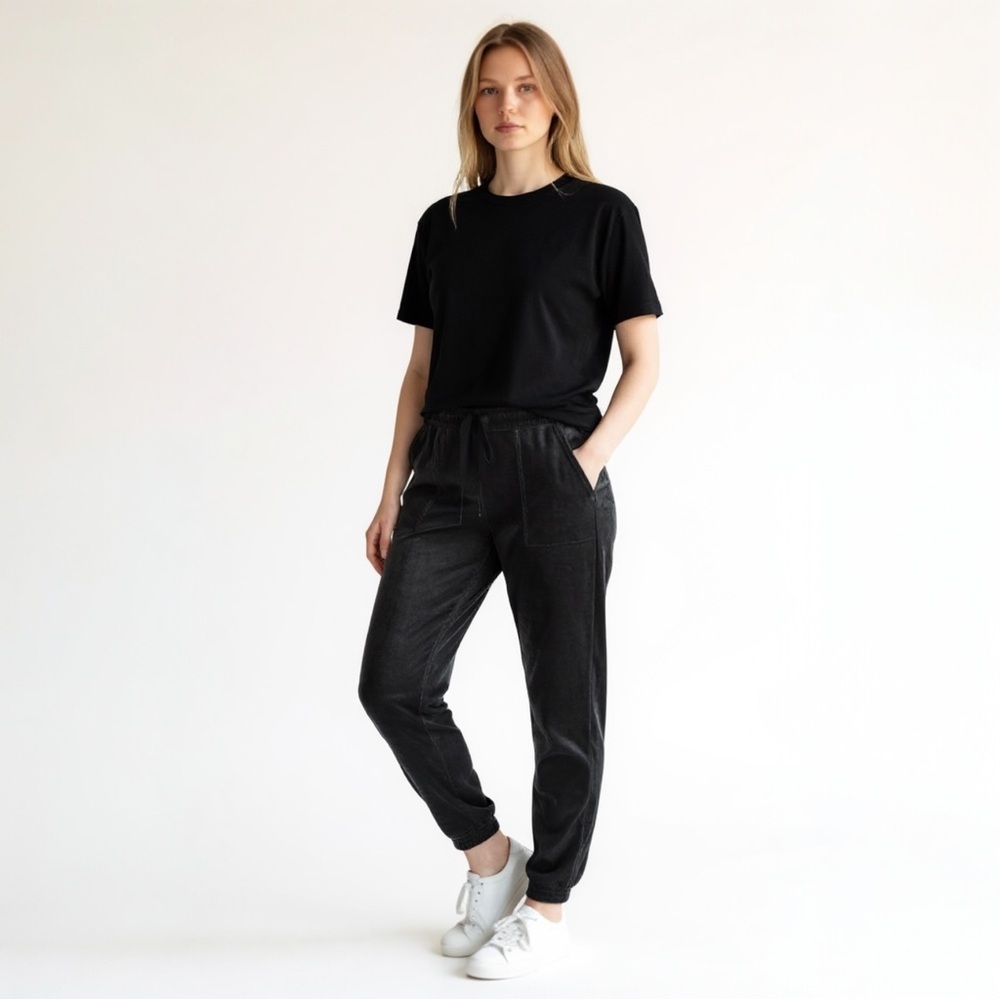 Stylish Black Women's Jogger Pants - Picture 2 of 7